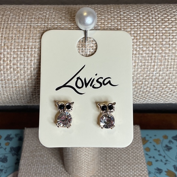 Lovisa Jewelry - Lovisa Owl Stud Earrings Gold
